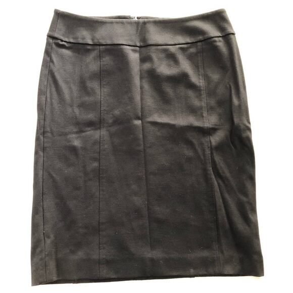 HALOGEN black pencil/straight knee length skirt size 6 - Picture 1 of 5
